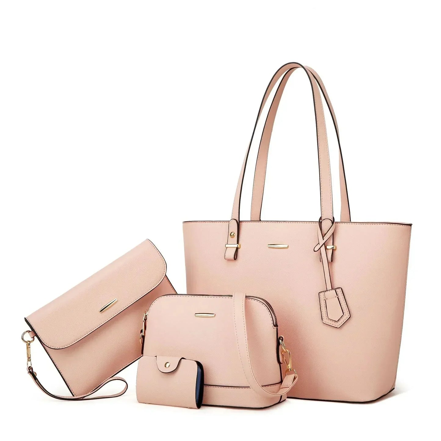 hand and shoulder bags for women leather 3 piece set hand and shoulder bags for women leather 3 piece set blue wolf store pink 876288