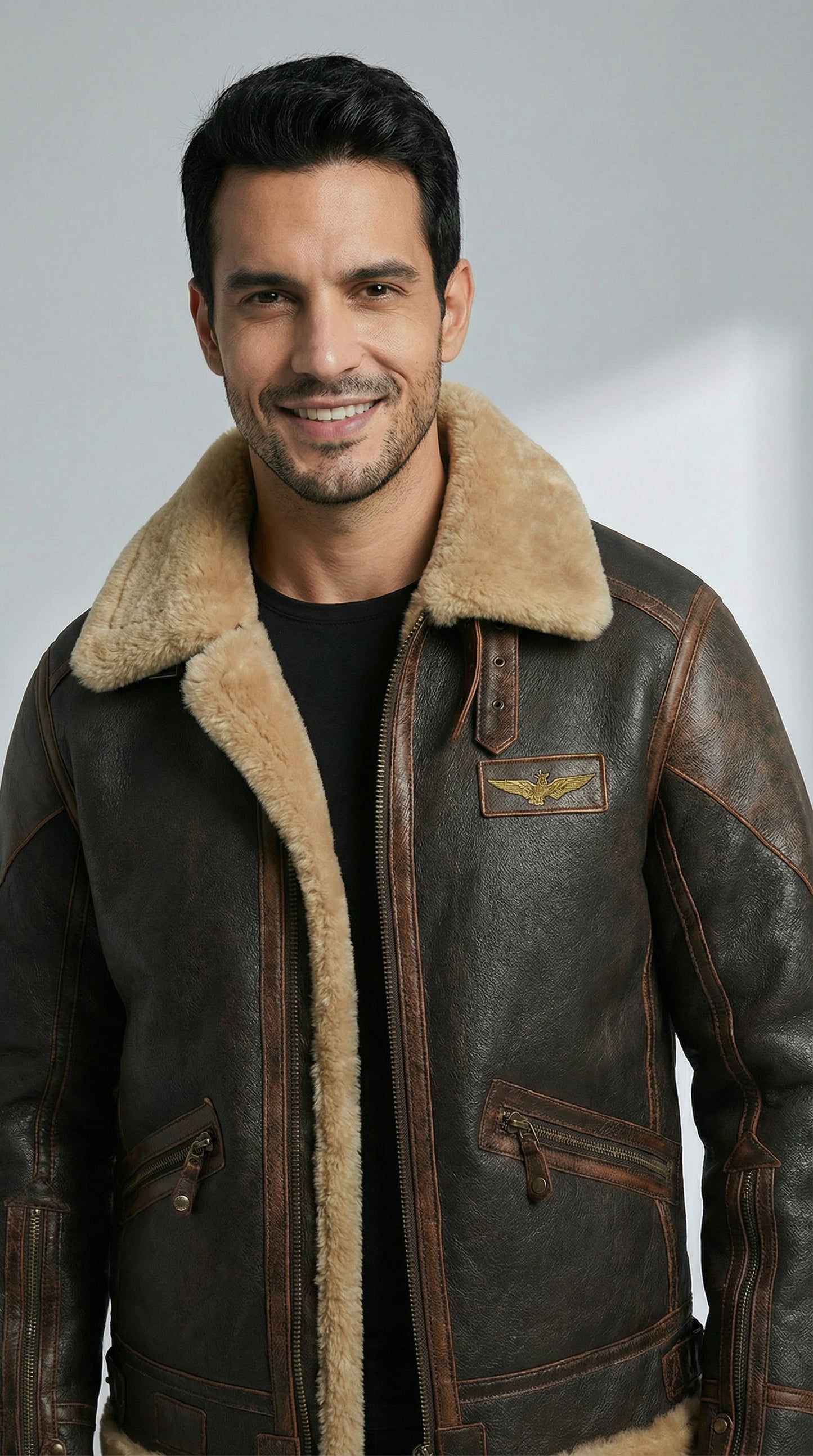 Giorgio | Chaqueta Aviador Cálida